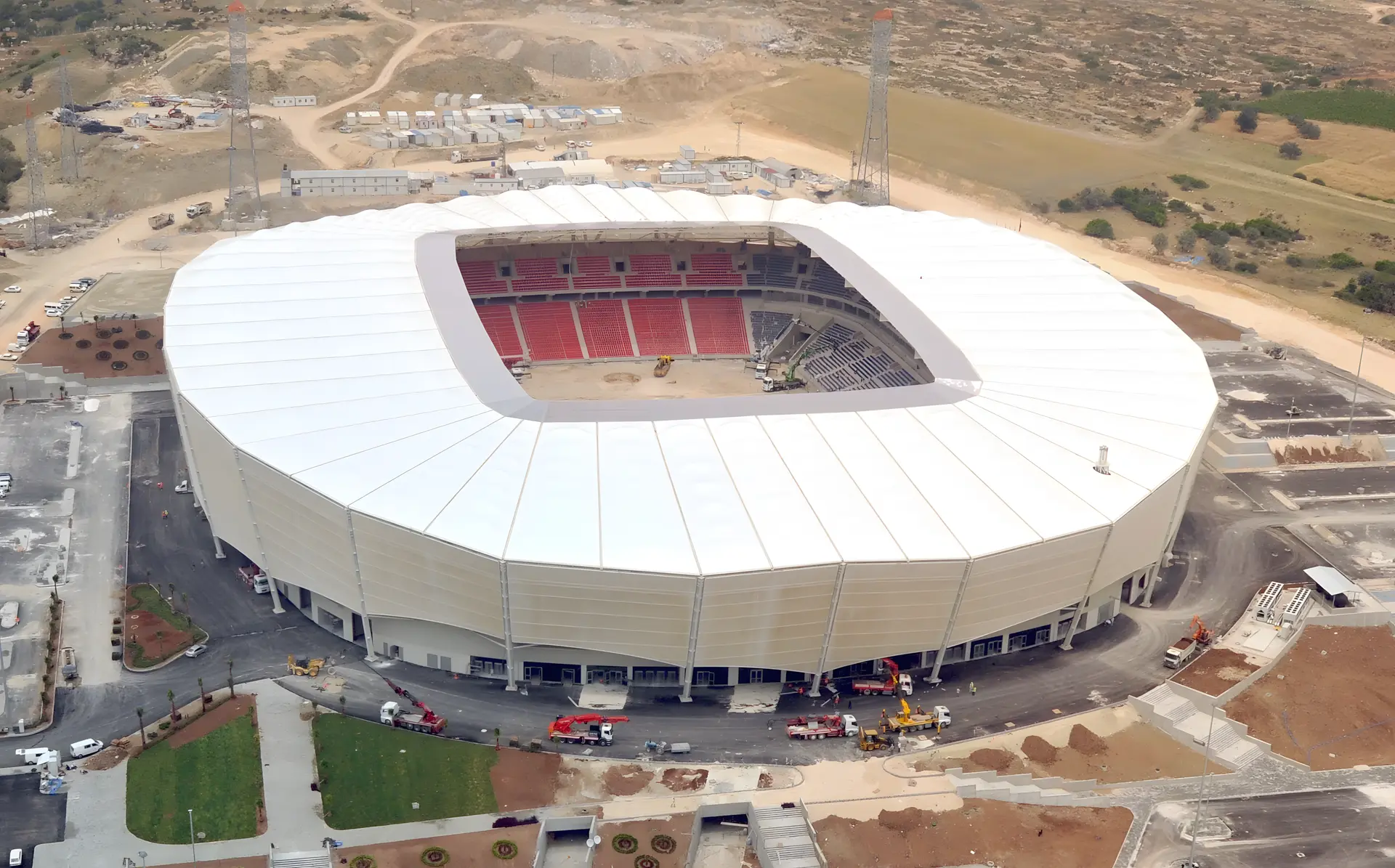 Stadyum Çatı Sistemi - ASMA GERME