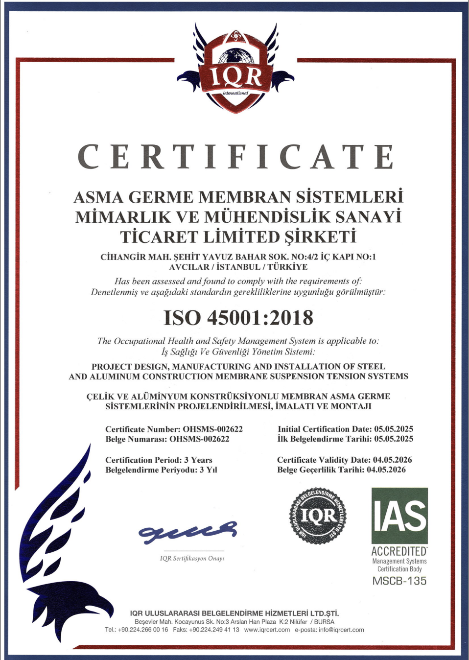 AG ISO 45001